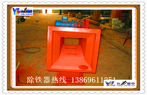 管道自卸式除鐵器，RCGZ系列管道自卸式永磁除鐵器價格 _遠力RCGZ系列管道自卸式永磁除鐵器型12000高斯_可定制工作原理_安裝示意圖 
