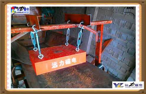 皮帶永磁除鐵器，廣東皮帶永磁除鐵器參數_內部磁塊安裝方法_廣東皮帶永磁除鐵器型號價格