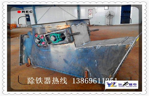 鋰電管道除鐵器，福建鋰電管道除鐵器_遠力福建鋰電管道除鐵器安裝示意圖型12000高斯_可定制工作原理 